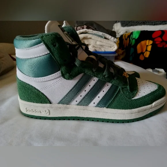 adidas gazelle silver green womens Adidas Tennis Shoes - Superstar